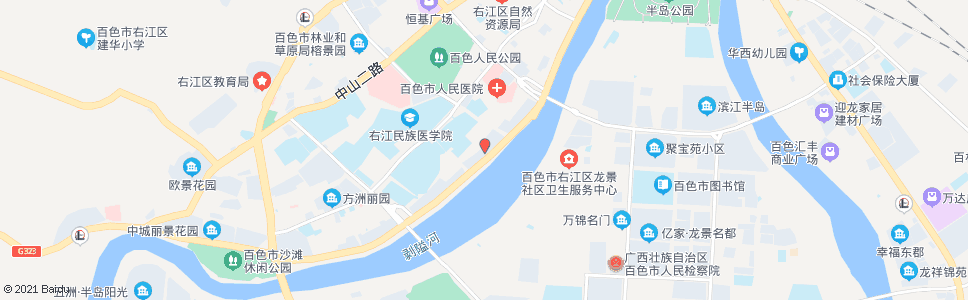 百色滨江国际_公交站地图_百色公交_妙搜公交查询2024
