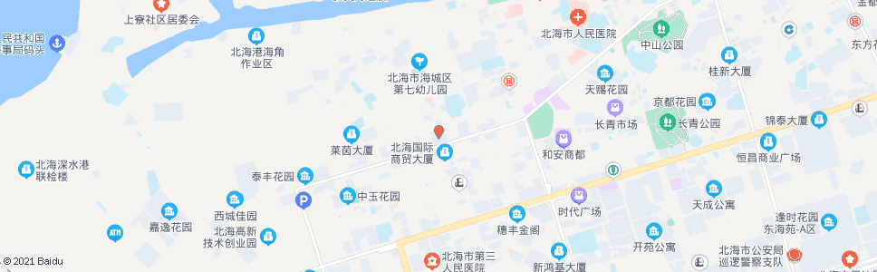 北海皇都大酒店_公交站地图_北海公交_妙搜公交查询2024