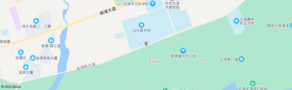 北海北航北海学院_公交站地图_北海公交_妙搜公交查询2024