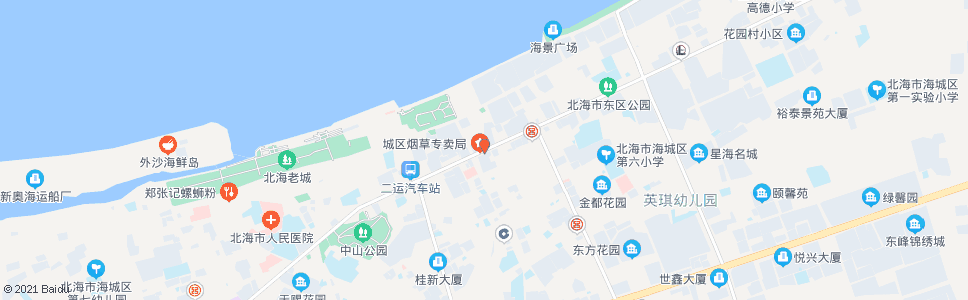 北海深圳路口_公交站地图_北海公交_妙搜公交查询2024