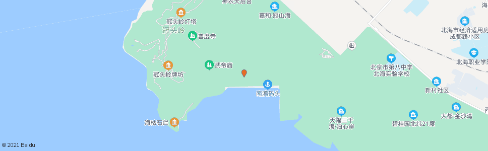 北海南万部队_公交站地图_北海公交_妙搜公交查询2024