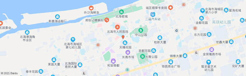 北海北部湾路文明路口_公交站地图_北海公交_妙搜公交查询2024