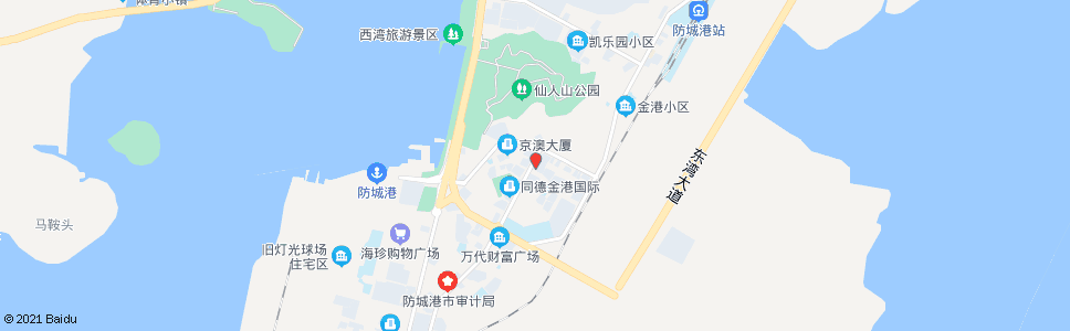 防城港云南大厦_公交站地图_防城港公交_妙搜公交查询2024