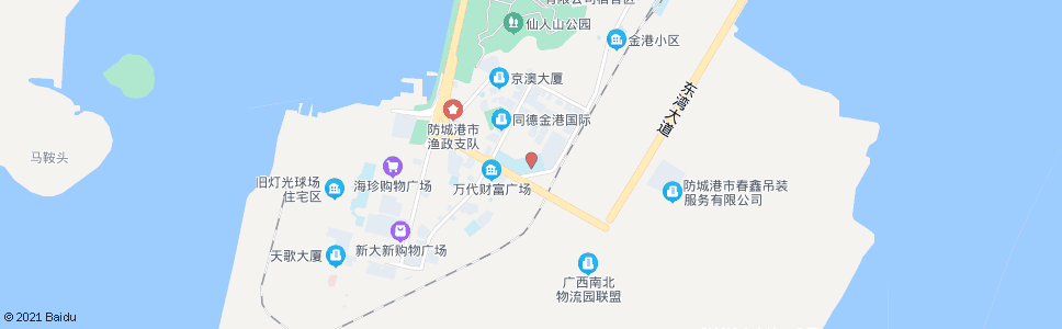 防城港市第一中学_公交站地图_防城港公交_妙搜公交查询2024