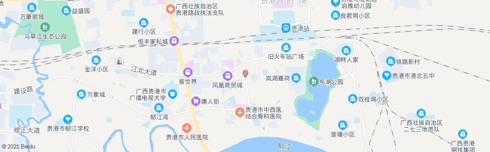 贵港三合市场_公交站地图_贵港公交_妙搜公交查询2024
