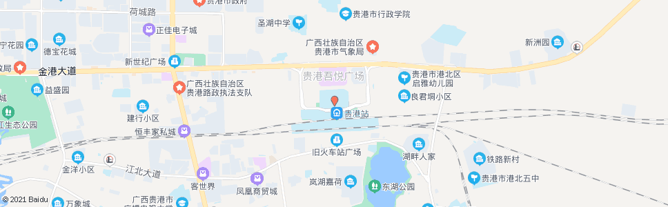 贵港广场_公交站地图_贵港公交_妙搜公交查询2024