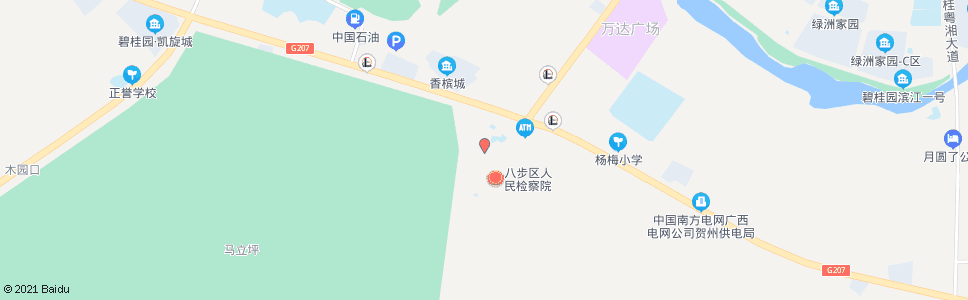 贺州羊角山(贺州大道路口)_公交站地图_贺州公交_妙搜公交查询2024