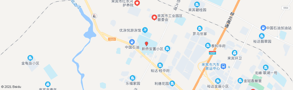 来宾市实验中学_公交站地图_来宾公交_妙搜公交查询2024