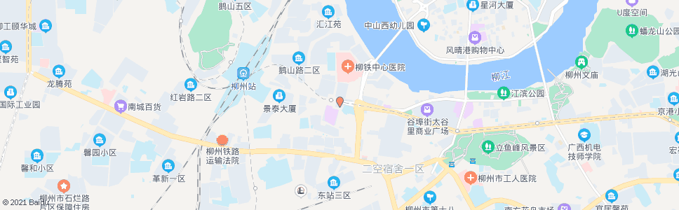 柳州延安大酒店_公交站地图_柳州公交_妙搜公交查询2024