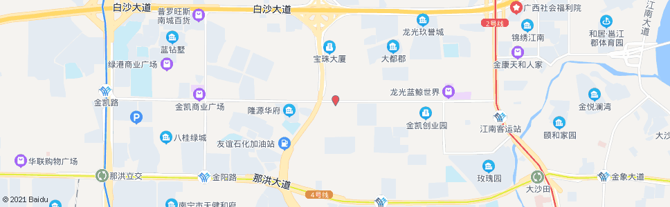 南宁朋云长凯路口(广西创新建筑检测公司)_公交站地图_南宁公交_妙搜公交查询2024