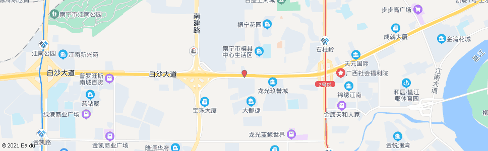 南宁白沙石柱岭路口_公交站地图_南宁公交_妙搜公交查询2024