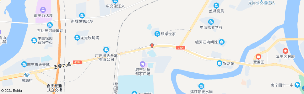 南宁龙岗村_公交站地图_南宁公交_妙搜公交查询2024