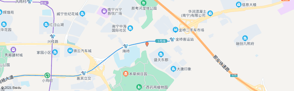南宁南梧高速路口_公交站地图_南宁公交_妙搜公交查询2024