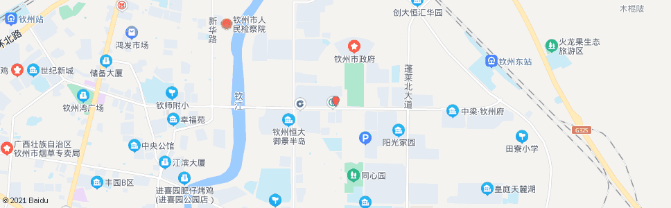 钦州市总工会(市政务服务中心)_公交站地图_钦州公交_妙搜公交查询2024