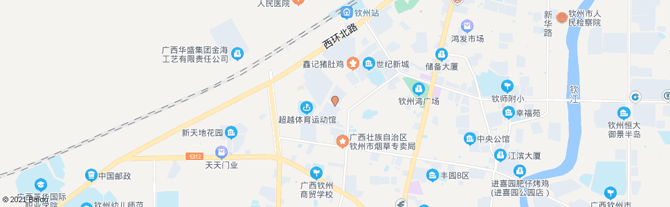 钦州北营石岭路口_公交站地图_钦州公交_妙搜公交查询2024