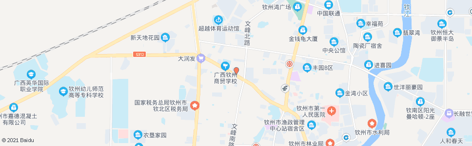 钦州建行大厦_公交站地图_钦州公交_妙搜公交查询2024