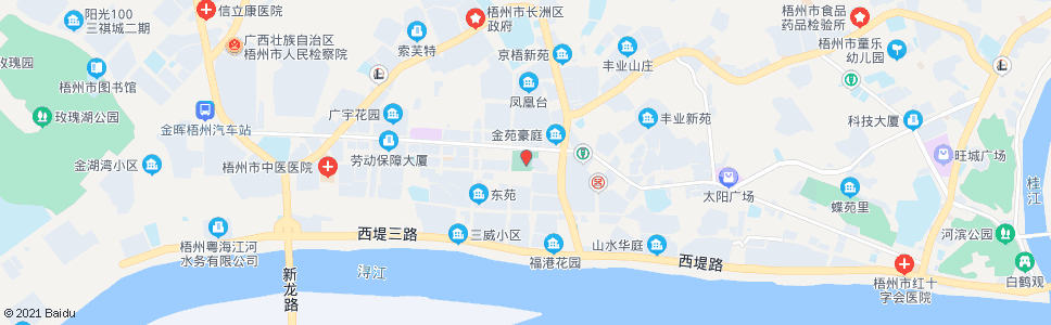 梧州市政广场_公交站地图_梧州公交_妙搜公交查询2024