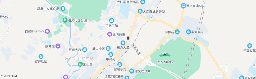 遵义民政小学_公交站地图_遵义公交_妙搜公交查询2024