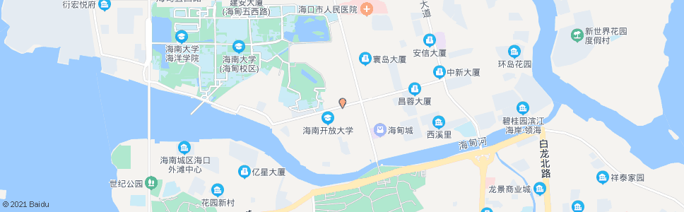 海口三路市场_公交站地图_海口公交_妙搜公交查询2024