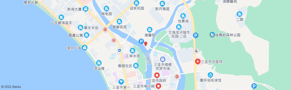 三亚市老干区_公交站地图_三亚公交_妙搜公交查询2024