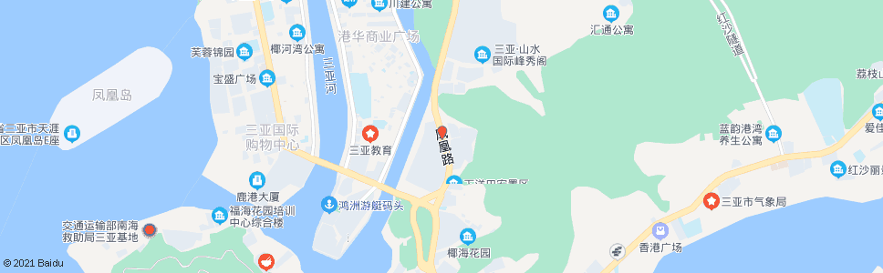 三亚望鹿山庄_公交站地图_三亚公交_妙搜公交查询2024