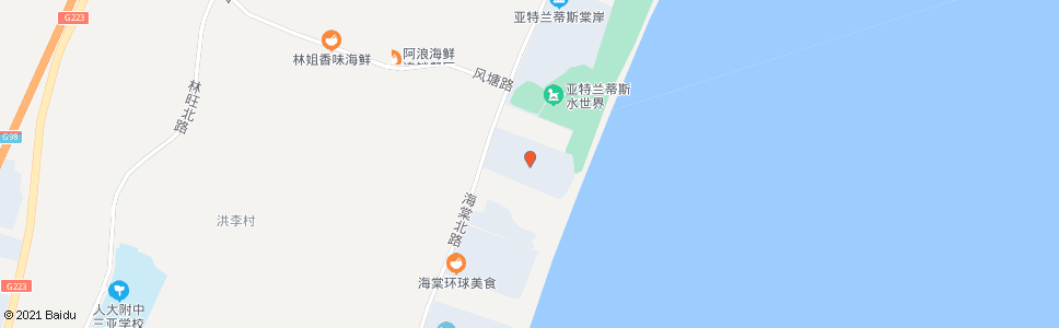 三亚香格里拉酒店_公交站地图_三亚公交_妙搜公交查询2024