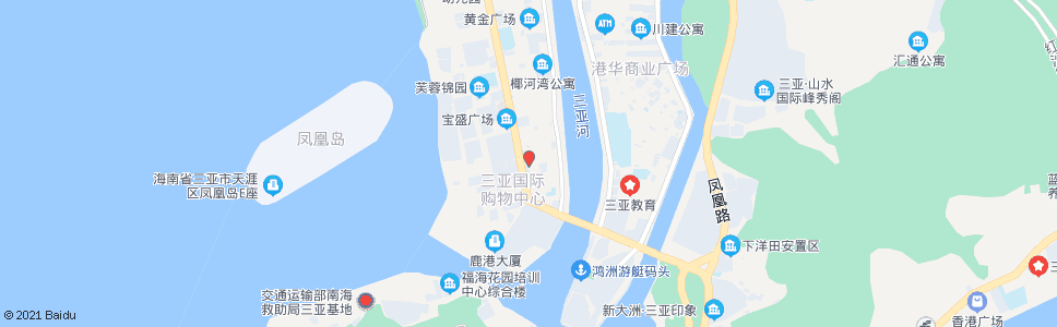 三亚红旗街口_公交站地图_三亚公交_妙搜公交查询2024