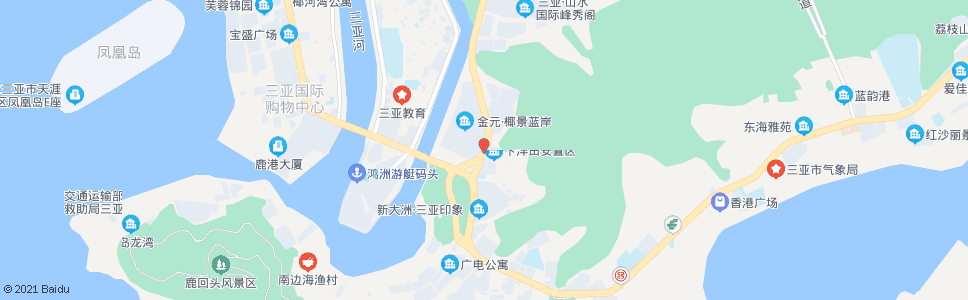 三亚下洋田社区_公交站地图_三亚公交_妙搜公交查询2024