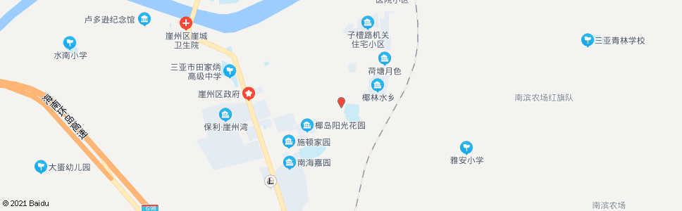 三亚南滨小学_公交站地图_三亚公交_妙搜公交查询2024