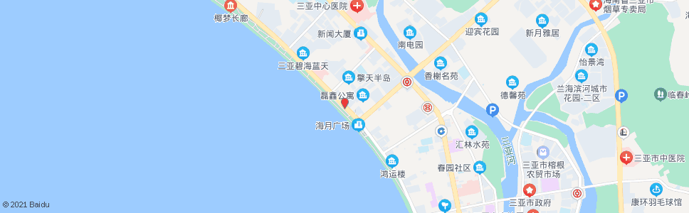 三亚滨海路_公交站地图_三亚公交_妙搜公交查询2024