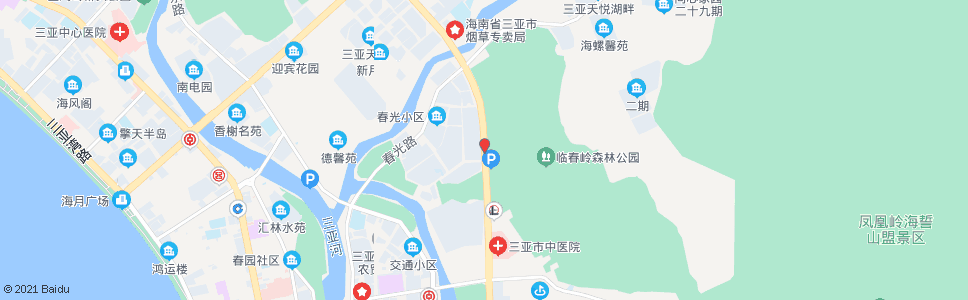 三亚春光路口_公交站地图_三亚公交_妙搜公交查询2024