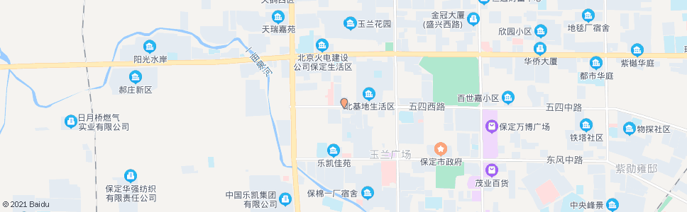 保定先锋街市场_公交站地图_保定公交_妙搜公交查询2024