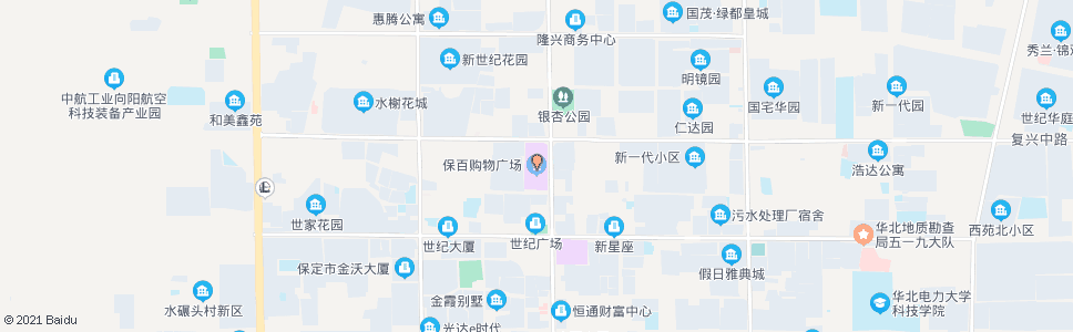 保定保百超市_公交站地图_保定公交_妙搜公交查询2024