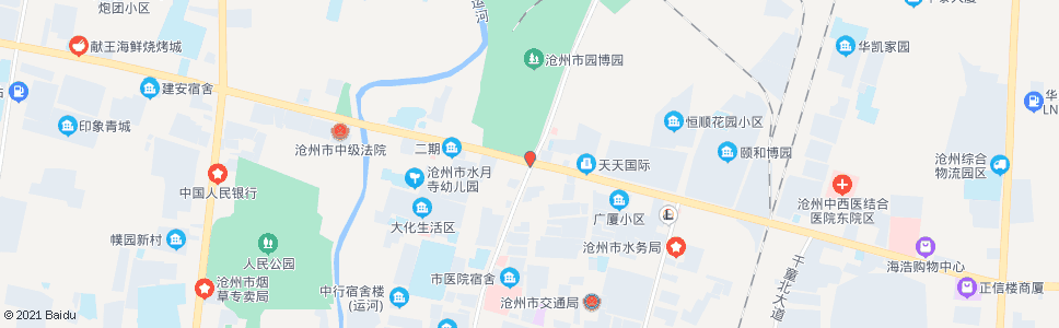 沧州永济路口(清池大道)_公交站地图_沧州公交_妙搜公交查询2024