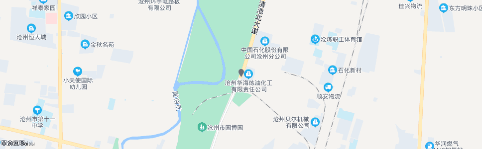 沧州北二环(清池北大道)_公交站地图_沧州公交_妙搜公交查询2024