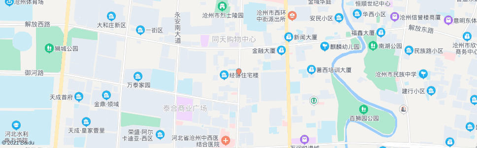 沧州朝阳路口_公交站地图_沧州公交_妙搜公交查询2024