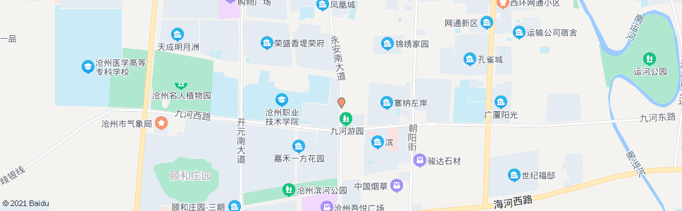 沧州职业学院宿舍_公交站地图_沧州公交_妙搜公交查询2024