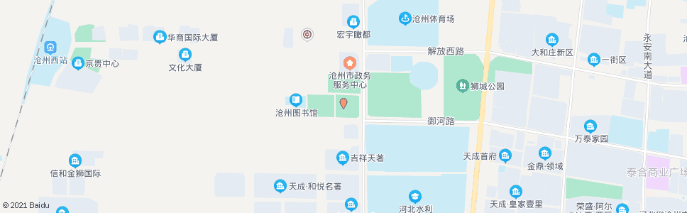 沧州市博物馆_公交站地图_沧州公交_妙搜公交查询2024