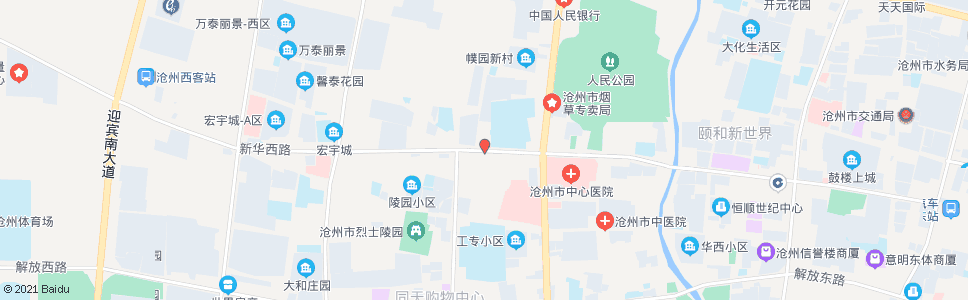 沧州市口腔医院_公交站地图_沧州公交_妙搜公交查询2024