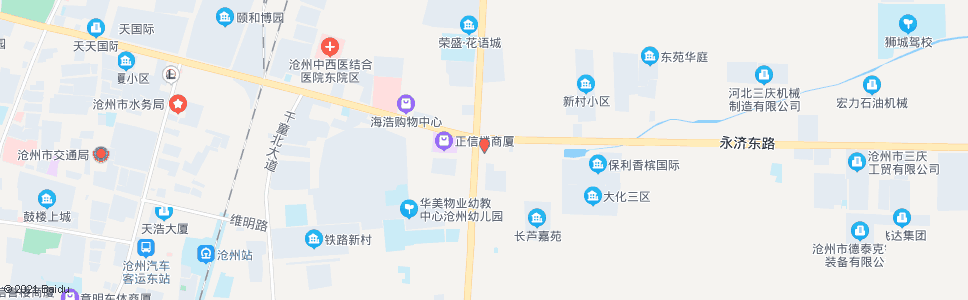 沧州中原建筑_公交站地图_沧州公交_妙搜公交查询2024