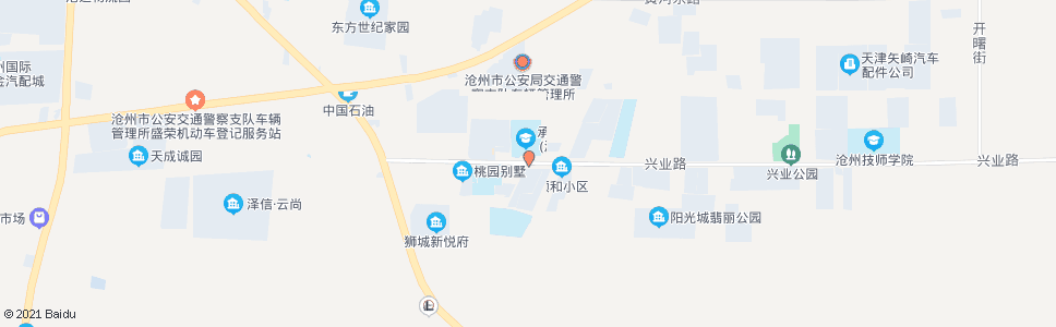 沧州开发区渤海学院_公交站地图_沧州公交_妙搜公交查询2024