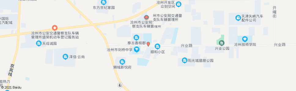 沧州渤海学院_公交站地图_沧州公交_妙搜公交查询2024