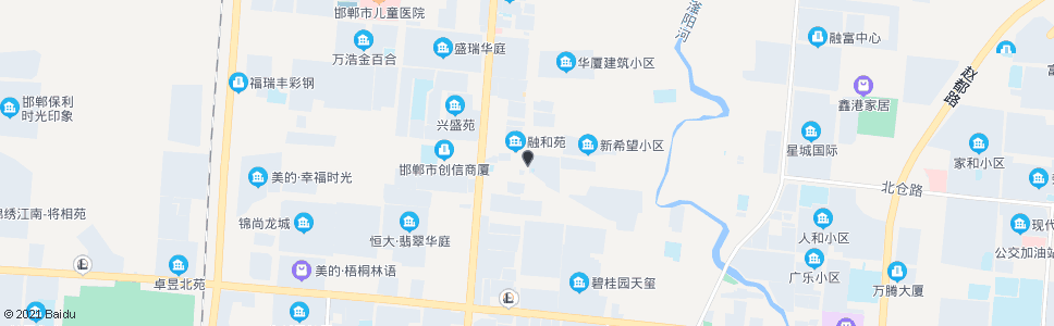 邯郸新兴大街北仓路口_公交站地图_邯郸公交_妙搜公交查询2024