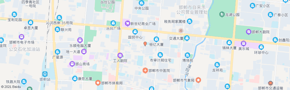 邯郸朝阳路曙光街口_公交站地图_邯郸公交_妙搜公交查询2024