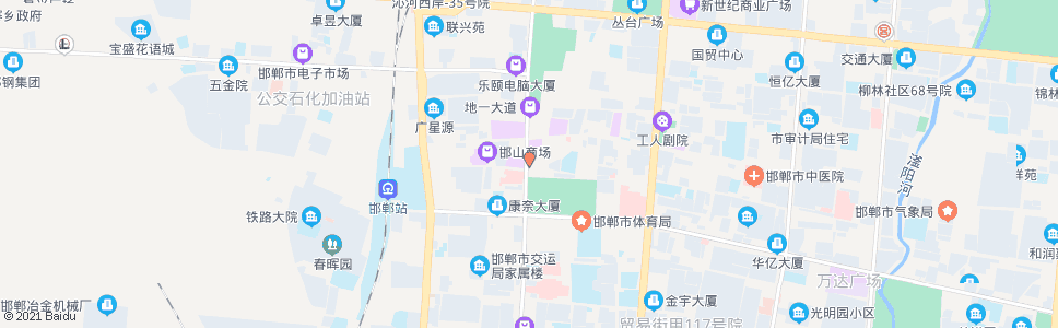 邯郸标金金店_公交站地图_邯郸公交_妙搜公交查询2024