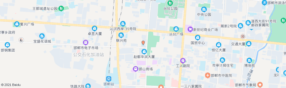 邯郸赵都小学_公交站地图_邯郸公交_妙搜公交查询2024