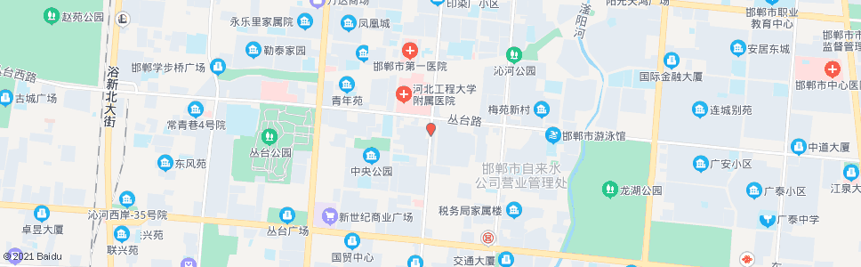 邯郸光明大街丛台路口_公交站地图_邯郸公交_妙搜公交查询2024