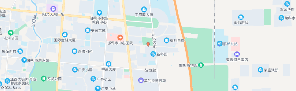 邯郸友谊路世纪街口_公交站地图_邯郸公交_妙搜公交查询2024