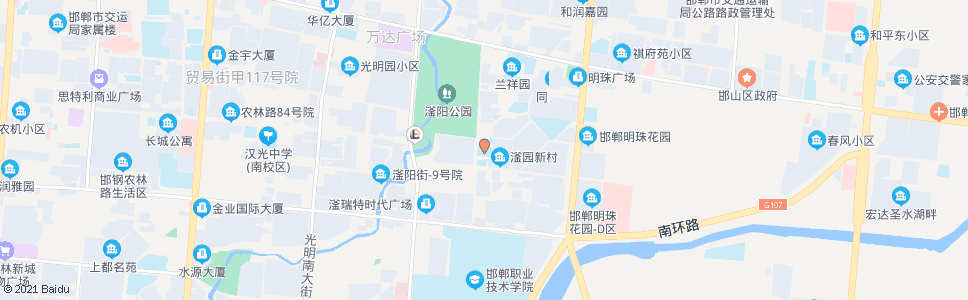 邯郸滏园小学_公交站地图_邯郸公交_妙搜公交查询2024