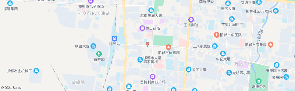 邯郸陵西街陵园路口_公交站地图_邯郸公交_妙搜公交查询2024